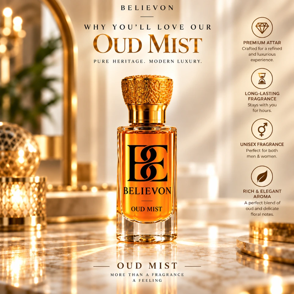 OUD MIST 12 ML Attar | Roll-On